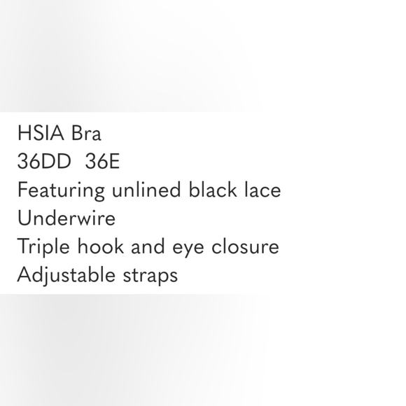 2/$30 Elegant Black Lace Bra - Picture 5 of 5